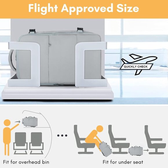 Taygeer Women's Elephant-Gray Travel Backpack Carry On 15.6inch Laptop Backpack - Picture 4 of 9